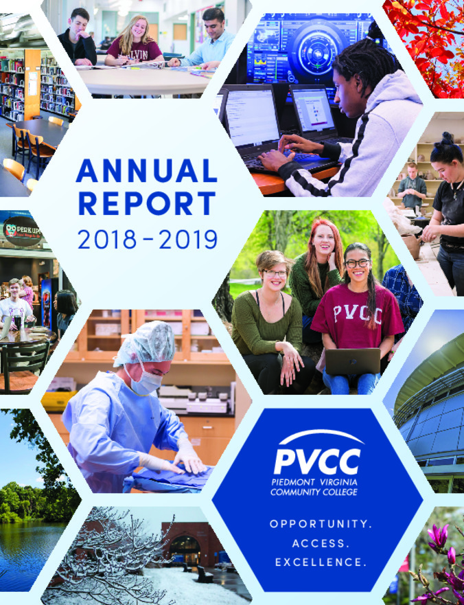 PVCC Annual Report, 2018-2019 Miniature