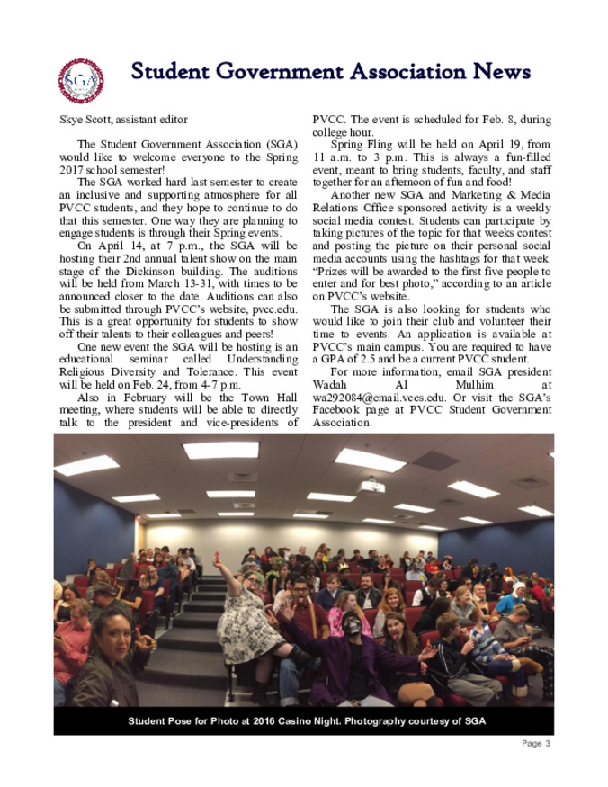 Student Government Association News Thumbnail