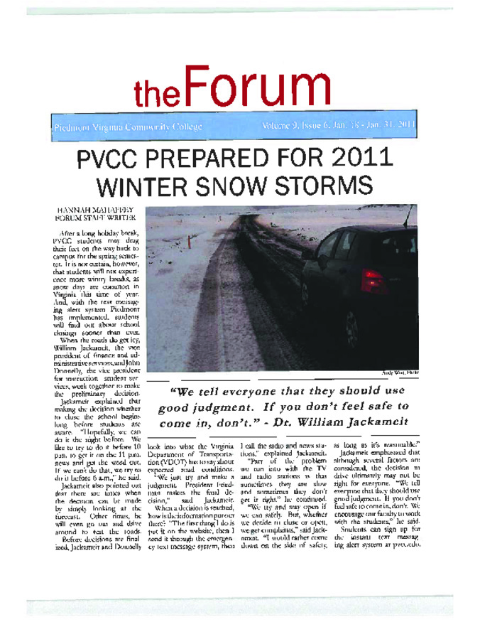 2011.01 Forum, Volume 9 Issue 6 Thumbnail