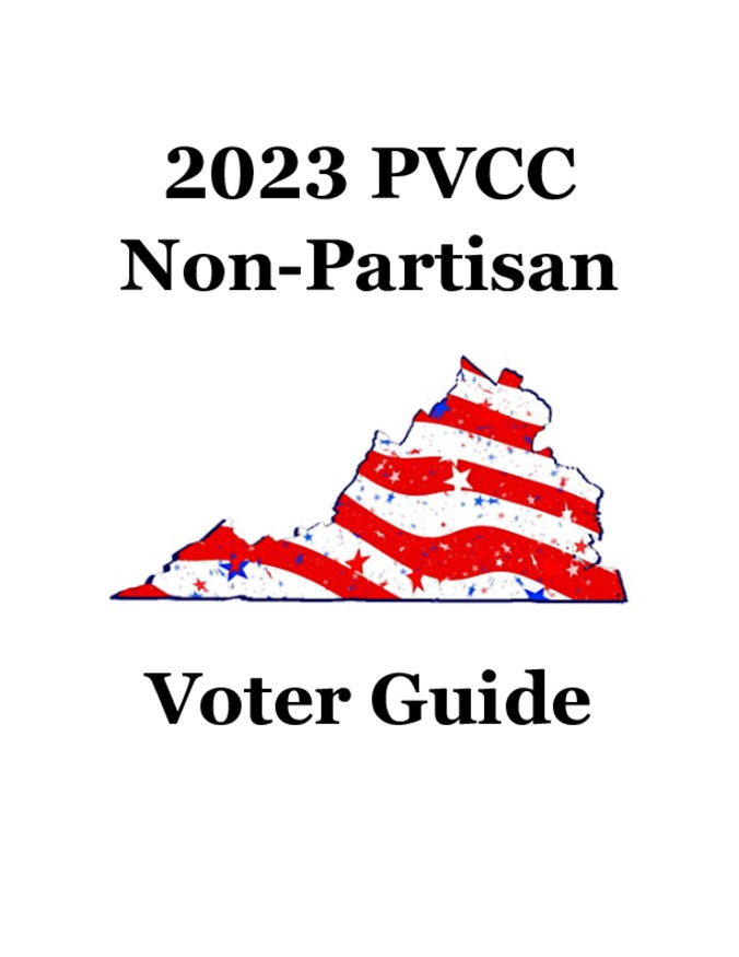 2023 PVCC Non-Partisan Voter Guide Miniature