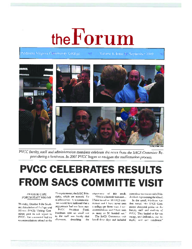 2009.09 Forum, Volume 8 Issue 2 Thumbnail