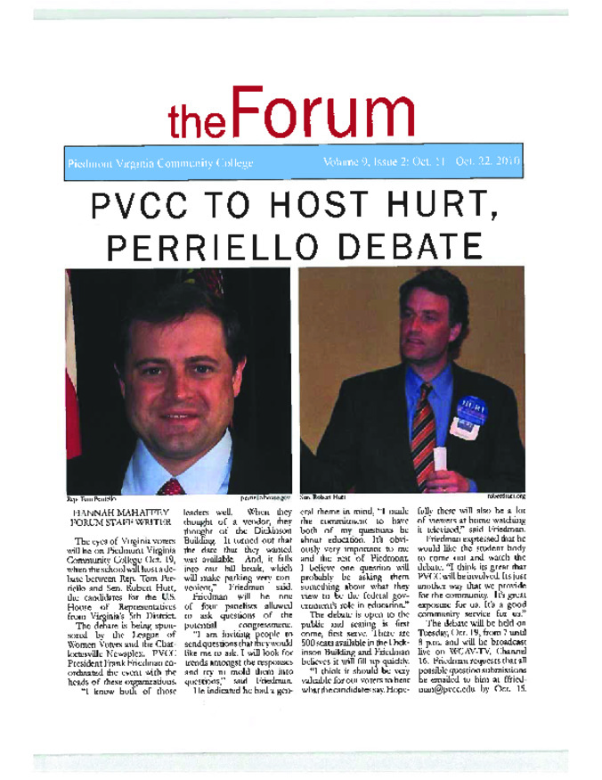 2010.10 Forum, Volume 9 Issue 2 Thumbnail