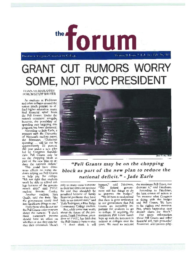 2011.02 Forum, Volume 9 Issue 7 Thumbnail