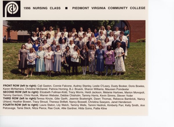1996 Nursing Class Thumbnail