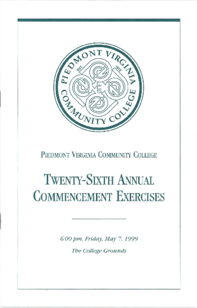 Commencement Exercises, 1999 Thumbnail