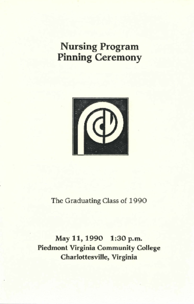 Nursing Program Pinning Ceremony, 1990 Miniature