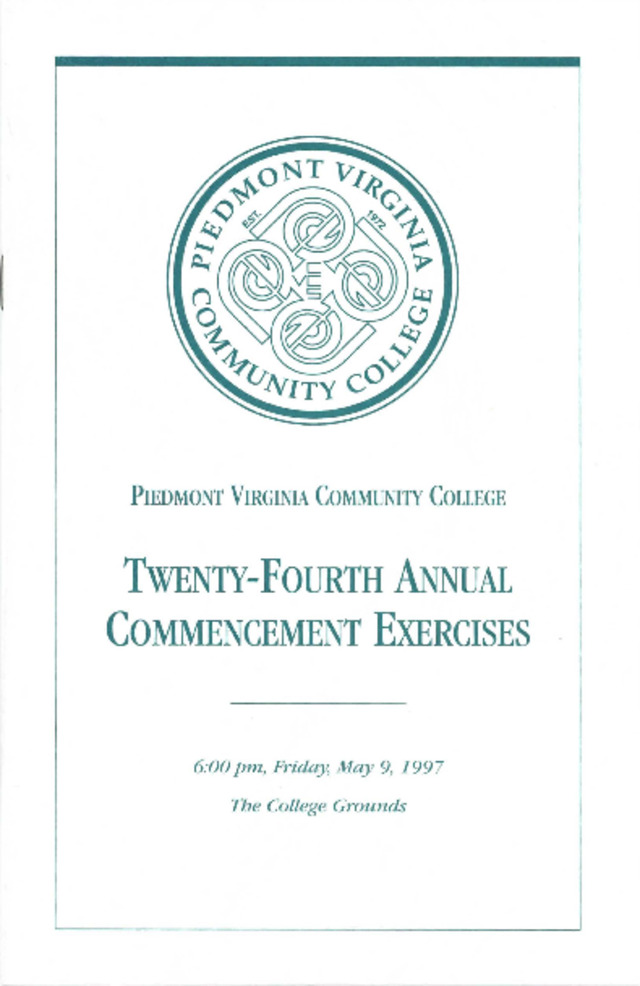 Commencement Exercises, 1997 Thumbnail