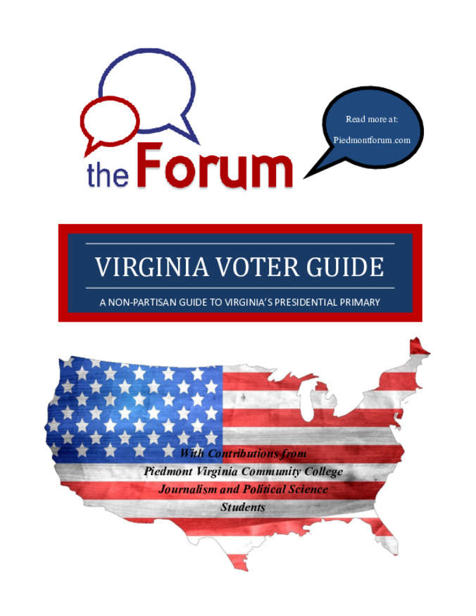 2016 Primary Election Voter Guide Miniature